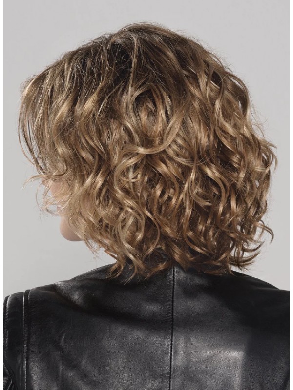 Curly Monofilament Synthetic Wig