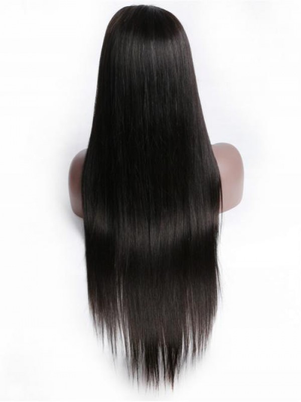 Long Straight 360 Lace Frontal Remy Human Hair Wig