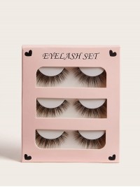 Thick False Eyelashes Set 3 Pairs