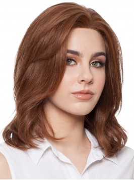 Shoulder-length Layered Full Lace Wigs Human Hair