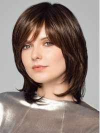 12" Layered Chin Length 100% Hand-tied Remy Human Hair Wigs