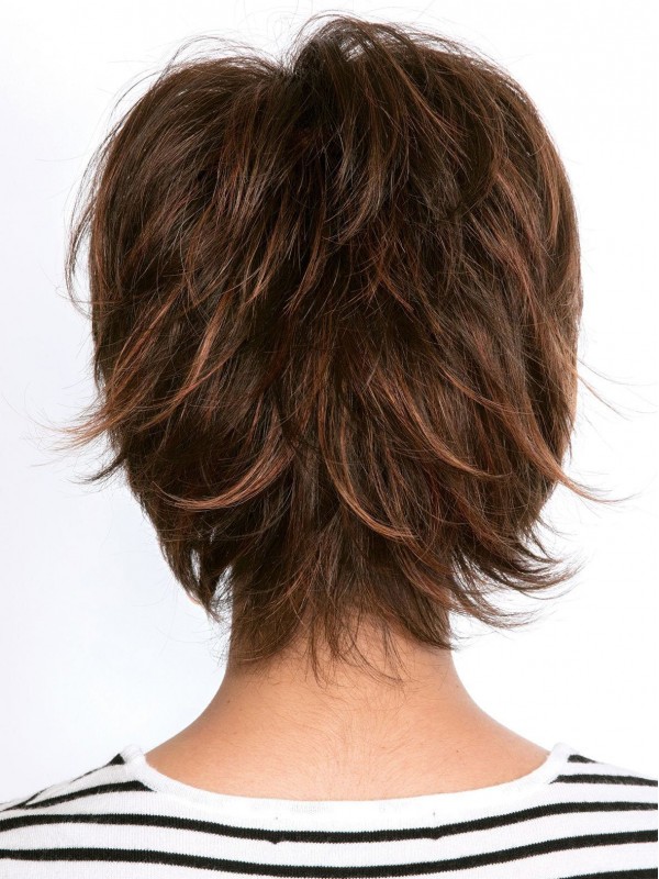 Short Boycuts Layered Synthetic Capless Wigs