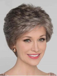 Short Classic Boycuts Capless Synthetic Wigs