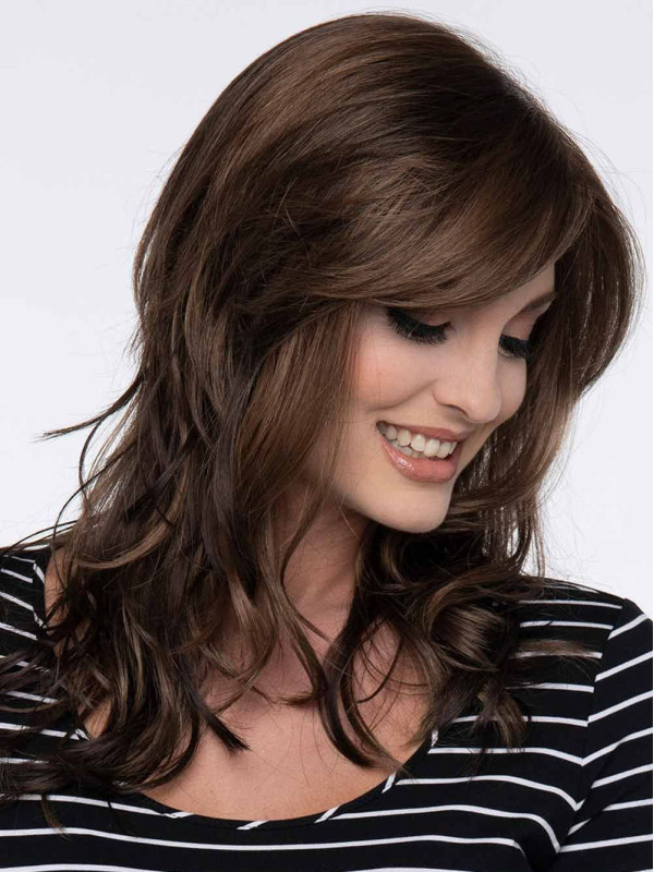 Long Layered Staright Synthetic Monofilament Wigs