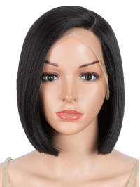 Capless Wigs Natural Straight Bob Synthetic Wigs