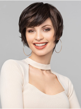 Short Straight Capless Brown Wigs