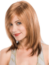 Modern 12" Chin Length Layered Womens Synthetic Wig