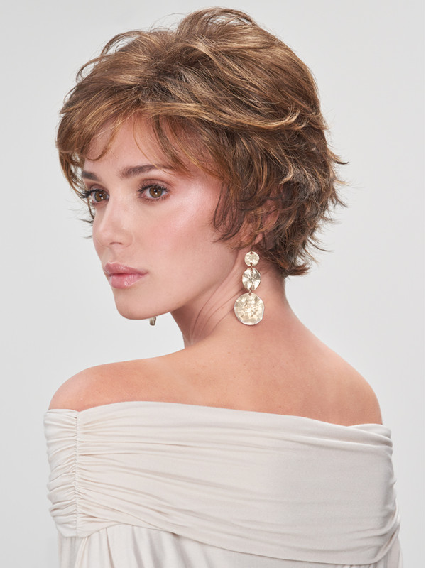 Short Pixie Wig Light-weight Wavy Synthetic Wigs