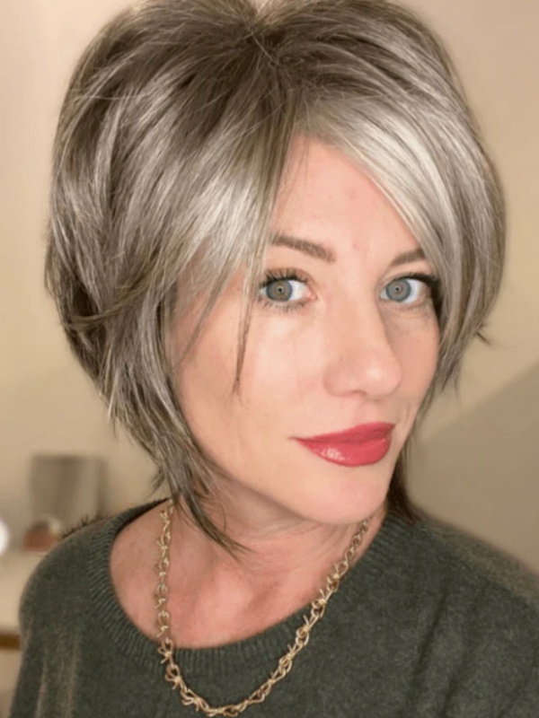 Short Wigs Stylish Straight Bob 8" Synthetic Wigs