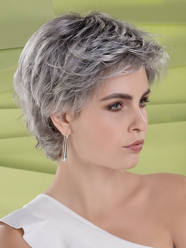 Short Layered 6" Synthetic Lace Front Wigs