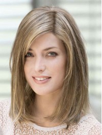 Faddish Straight Shoulder Length Celebrity Wigs