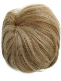 Blonde Remy Human Hair Addition Mono Top Wiglet