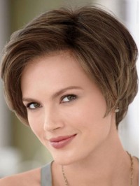 Short Straight Lace Front Human Wigs