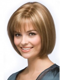 Short Straight Lace Front Human Wigs