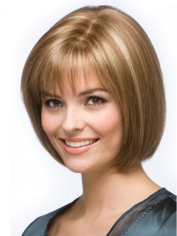 Short Straight Lace Front Human Wigs