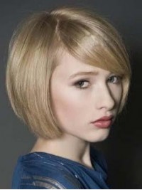 Short Straight Lace Front Wigs