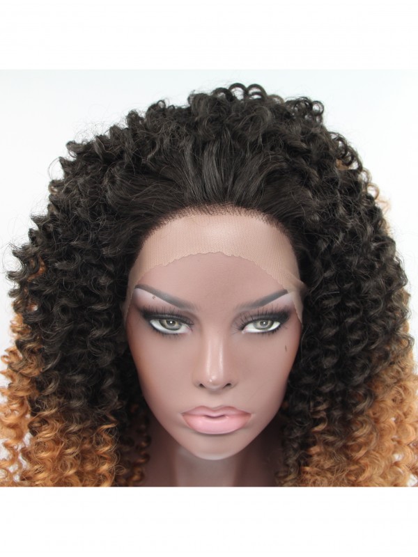 26" Wavy Ombre  Synthetic Lace Front Wigs