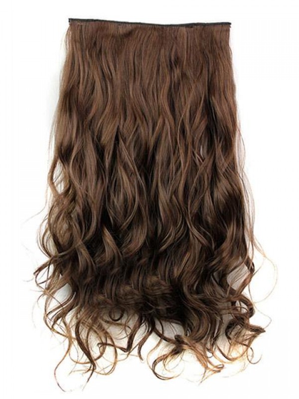 Long Wave Synthetic One Piece Clip In Hair Extension