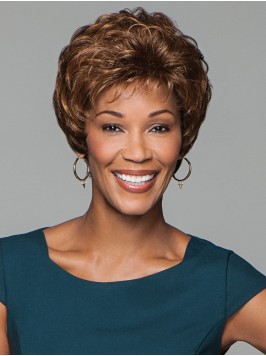 Brown Short Curly Wig