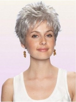 Short Curly Capless Synthetic Hair Wigs 4 Inches