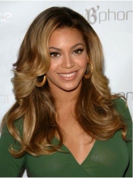 Beyonce Long Wavy Lace Front Human Hair Wigs With ...