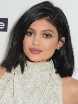 Kylie Jenner Short Straight Bob Style Full Lace Hu...