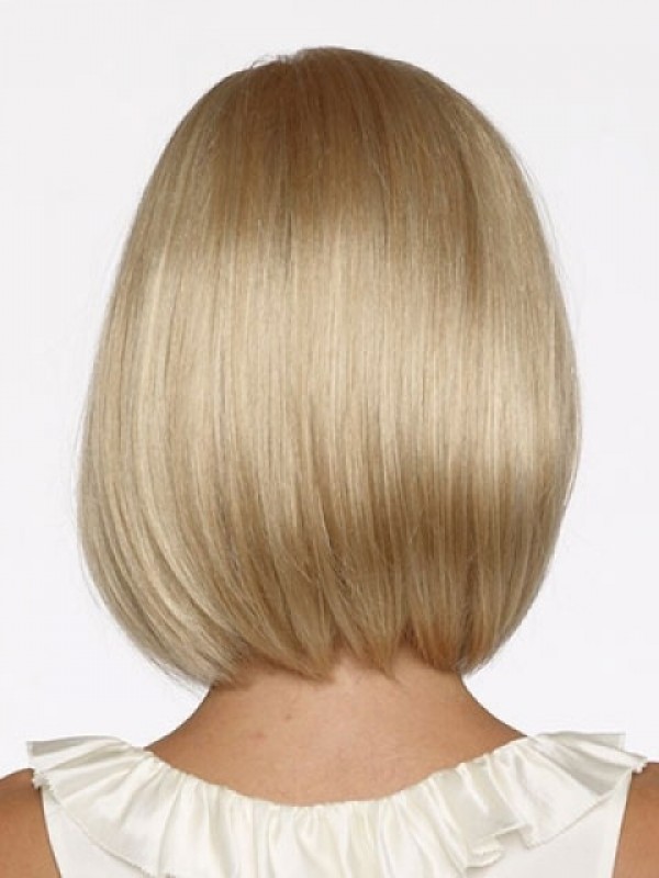 Bob Blonde Short Straight Wig