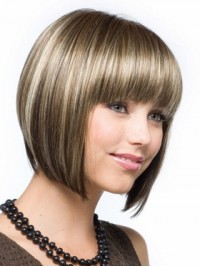 Ombre Straight Bob Short Wig