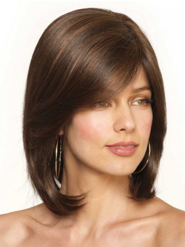 Bob Brown Short Straight Lace Front Wig