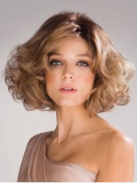 Blonde Short Wavy Wig