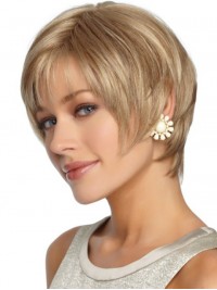 Blonde Short Straight Wig