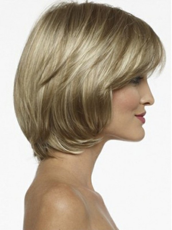 Blonde Short Bob Straight Wig