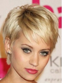 Blonde Short Straight Wig