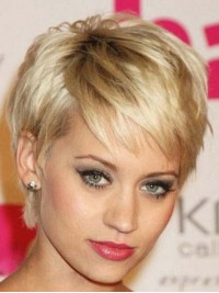 Blonde Short Straight Wig