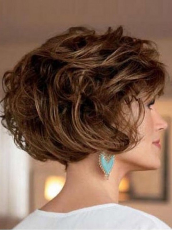 Flaxen Short Wavy Wig