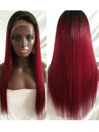 Lace Front Two Tone Human Hair Wig