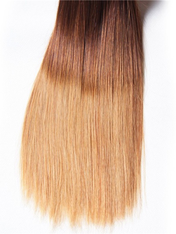 4Pcs/Lot Three Tone Ombre Brazilian Straight Virgin Hair