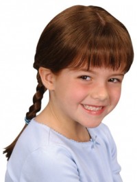 Layered Monofilament Wig For Little Girls