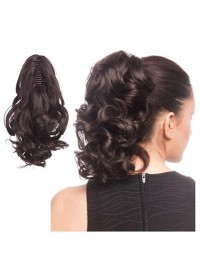 Big Volumn Fummi Wave Remy Human Hair Ponytail For Ladies